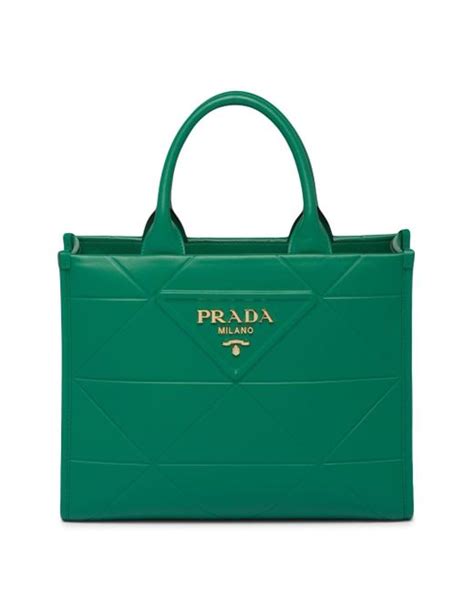 prada symbole bag green|Prada Symbole Mini Box Tote Bag .